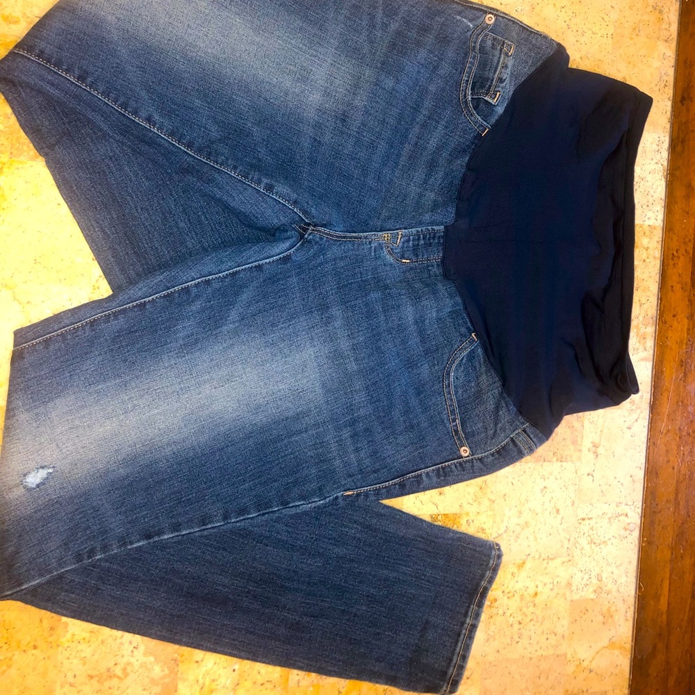 Old Navy maternity jeans